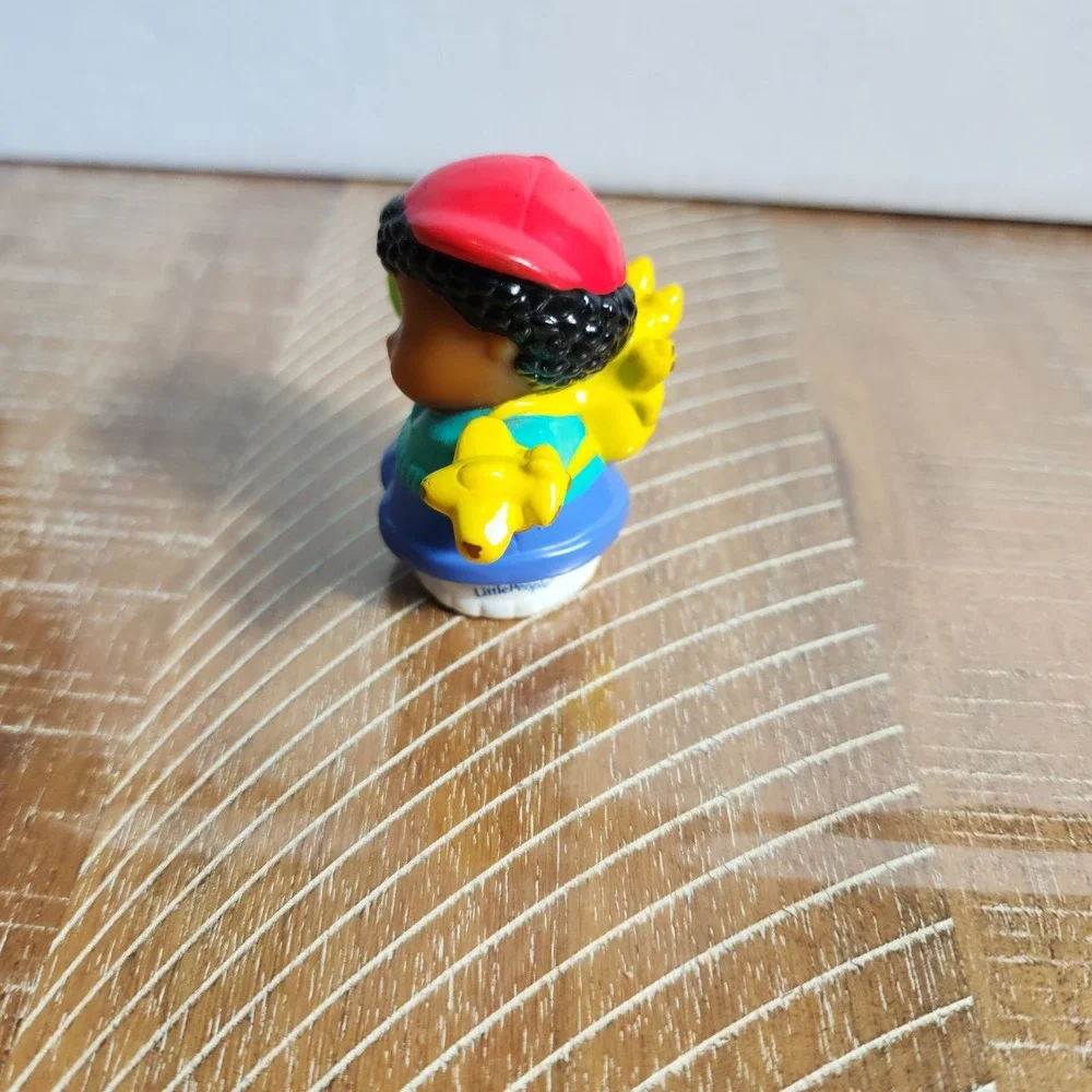 Fisher Price Little People Boy Red Hat Cactus Backpack Figure 2005 Mattel